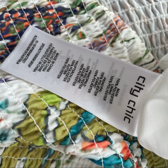 NWOT CityChic strapless maxi dress tiered - Picture 7 of 7